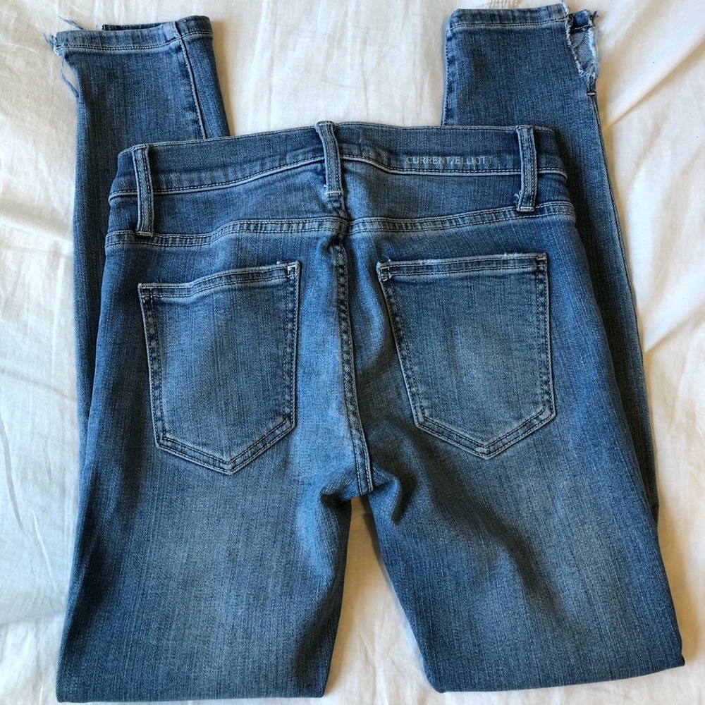 Current/Elliot Original Ankle Stiletto skinny Jean 25 - Picture 4 of 7